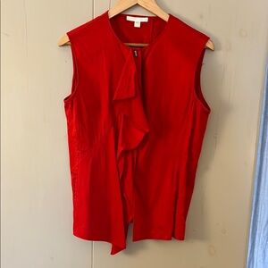 Red Sleeveless Top